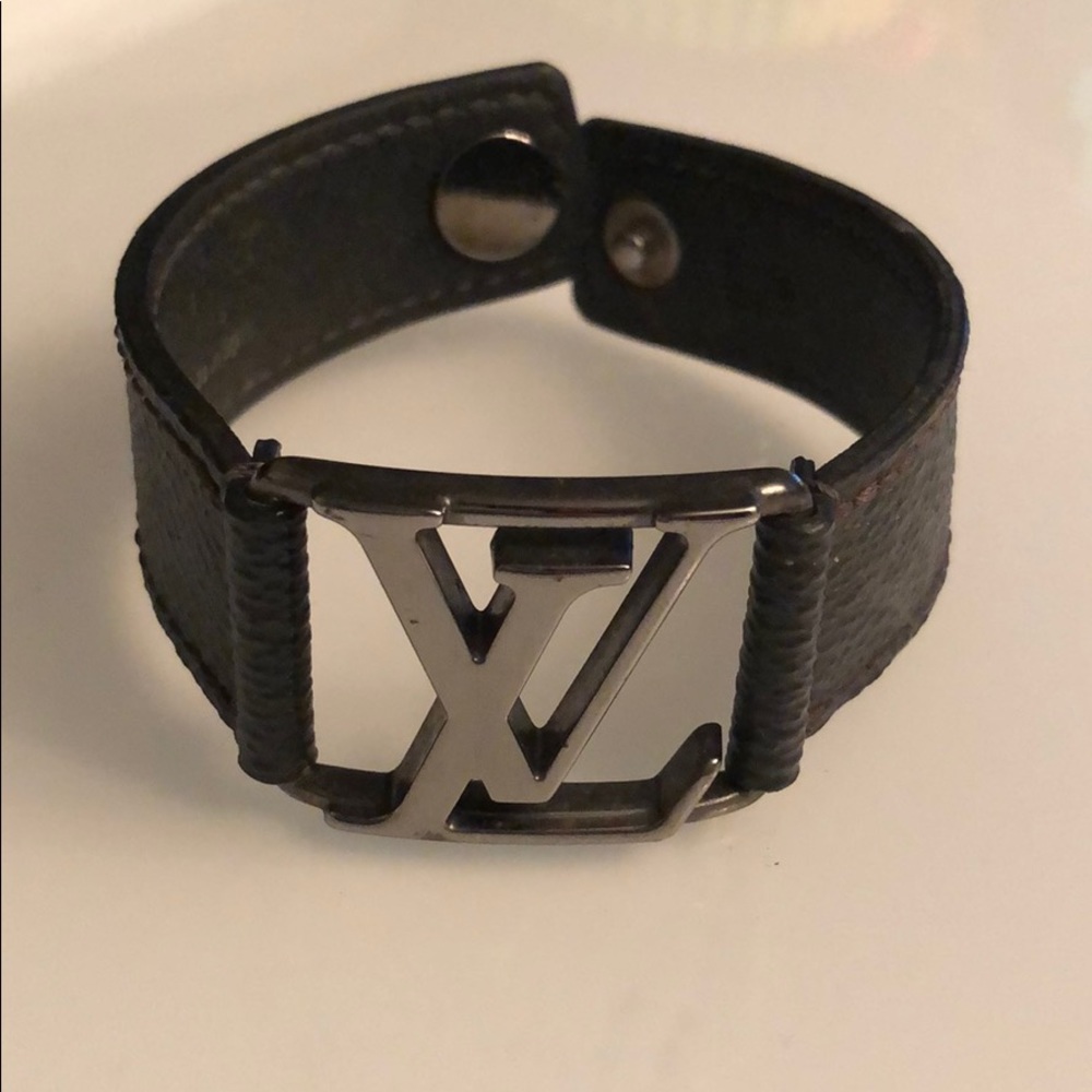 Louis Vuitton Hockenheim Leather Bracelet